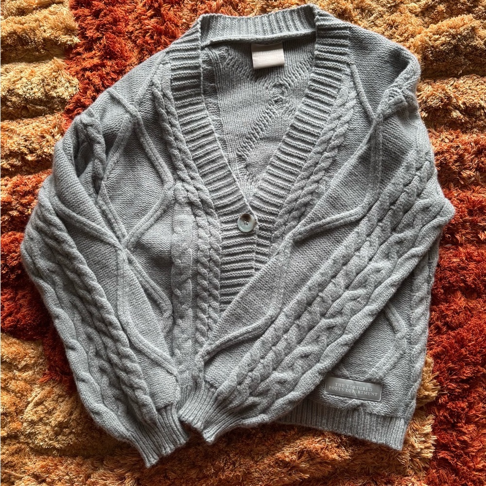 Taylor Swift Tortured Poets Department Cardigan XS/SM